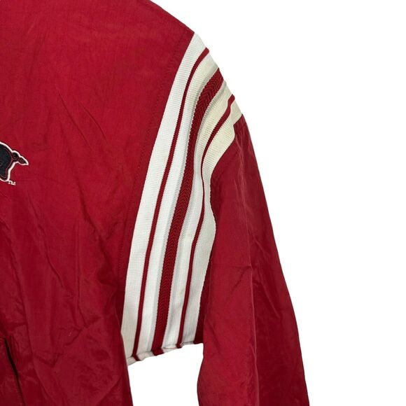 Champion Arkansas Razorbacks Windbreaker Jacket Anorak Vintage 90s Mens Sz S Red - Picture 4 of 9